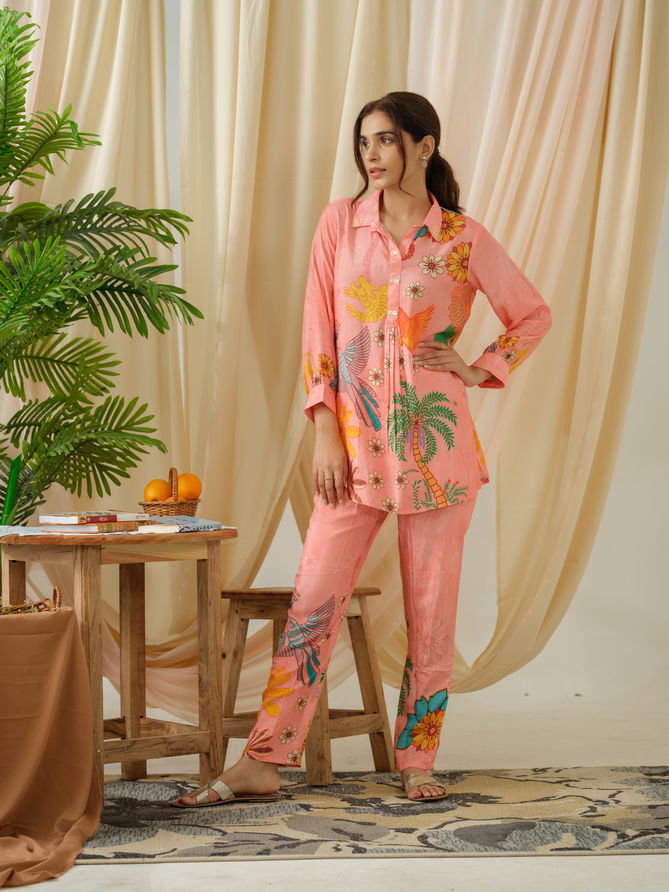 Psyna 2286 Muslin Printed Cord Set Western Catalog
